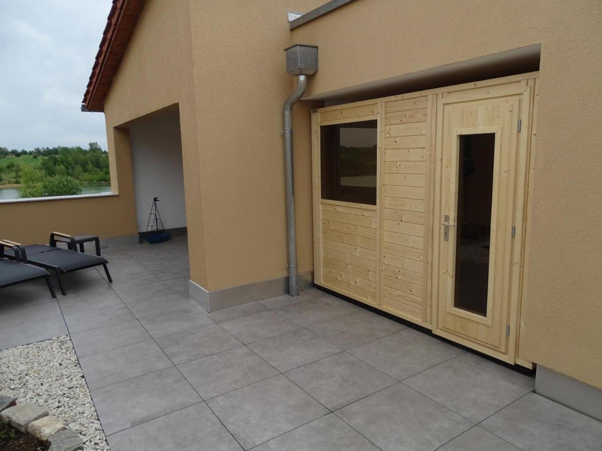Feriendomizil Am Stoermthaler See, Lagovida, Leipziger Neuseenland, Grosspoesna, Privatstrand Eksteriør bilde