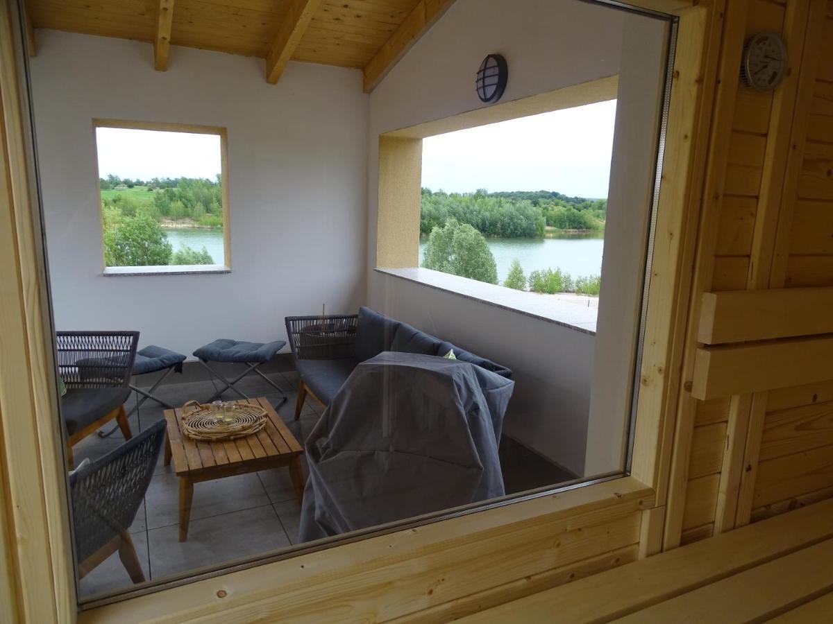 Feriendomizil Am Stoermthaler See, Lagovida, Leipziger Neuseenland, Grosspoesna, Privatstrand Eksteriør bilde